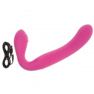 Перезаряжаемый водонепроницаемый страпон Rechargeable Silicone Love Rider Strapless Strap-On