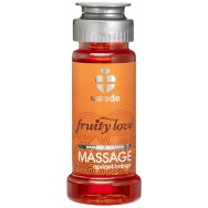 Лосьон для массажа Swede Fruity Love Massage Apricot/Orange с ароматом абрикоса и апельсина - 50 мл.