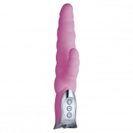 Розовый вибратор VIBE THERAPY REGAL - 26,5 см.