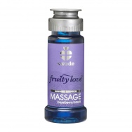 Лосьон для массажа Swede Fruity Love Massage Blueberry/Cassis с ароматом чёрной смородины и черники - 50 мл.