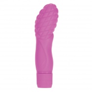 Розовый вибратор FIRST TIME SILICONE G PINK