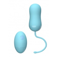 Голубое виброяйцо LULU WIRELESS REMOTE EGG с пультом ДУ