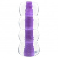 Фиолетовый мастурбатор Neon Jelly Stroker Purple