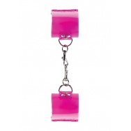 Розовые наручникиTranslucent Handcuffs with Velcro