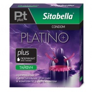 Презерватив Sitabella Platino plus  Тайфун  - 1 шт.