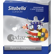 Презерватив Sitabella Extaz  Ярость норманна  - 1 шт.