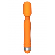 Оранжевый массажер FUNKY WAND MASSAGER - 20 см.