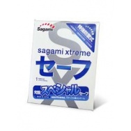 Презерватив Sagami Xtreme Ultrasafe с двойным количеством смазки - 1 шт.