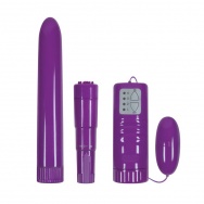 Набор фиолетовых вибромассажеров Pleasure Purple Kit