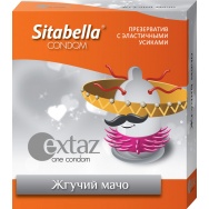 Презерватив Sitabella Extaz  Жгучий мачо  - 1 шт.