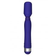 Тёмно-фиолетовый массажер FUNKY WAND MASSAGER - 20 см.