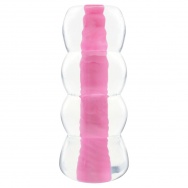 Розовый мастурбатор Neon Jelly Stroker Pink