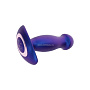 Синяя анальная вибропробка Buttocks The Wild Magn Pulse Vibrating Plug - 15 см.