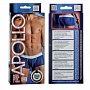 Мужские трусы-боксеры синего цвета Apollo Mesh Boxer with C-Ring M/L