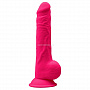 Розовый фаллоимитатор-реалистик Premium Dildo 9,5  Model 3 Premium - 24 см.