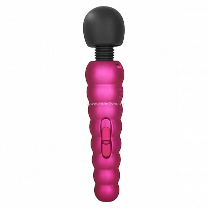 Розовый вибратор Power Massager - 20 см.