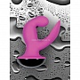 Розовый вибромассажер Femme Vibrating G Spot Rocker Pink - 13,8 см.