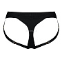 Черные трусики для насадок Heroine Lingerie Harness - size M