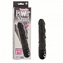 Чёрный реалистичный вибратор Bendie Power Stud Rod - 17,75 см.