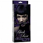 Мягкий кляп для рта BLACK ROSE