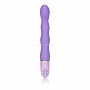 Силиконовый сиреневый вибратор Lia Magic Wand - 21 см.