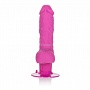 Розовый вибратор Shower Stud Super Stud на присоске - 12,75 см.