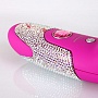 Розовый стимулятор клитора Womanizer Crystal Swarovski