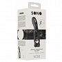 Черное двойное эрекционное виброкольцо N 88 Vibrating Rechargeable Cock Ring
