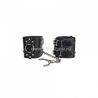 Чёрные оковы Extra Wide Ankle Cuffs