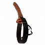 Фаллопротез Chocolate Dream Hollow Strap-On - 27 см.