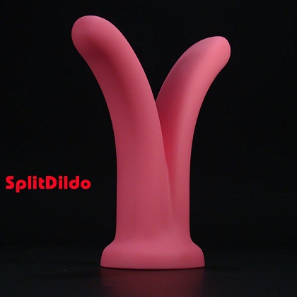 SplitDildo, Розовый