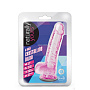 Розовый фаллоимитатор 6 Inch Crystalline Dildo - 15,2 см.