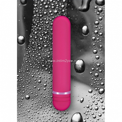 Розовый вибромассажер Moxie Power Vibe Pink - 15,6 см.