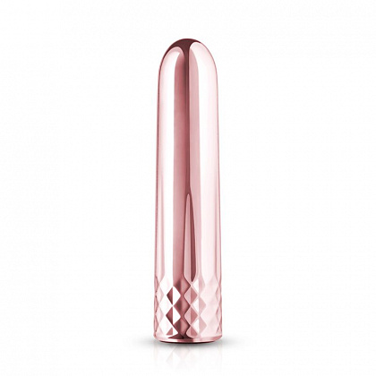 Розовый перезаряжаемый мини-вибратор Mini Vibrator - 9,5 см.