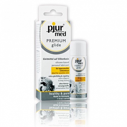 Гипоаллергенный силиконовый лубрикант Pjur MED Premium glide, 30 ml