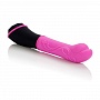 Розовый вибромассажер из силикона TANTRIC AURA MASSAGER - 15 см.