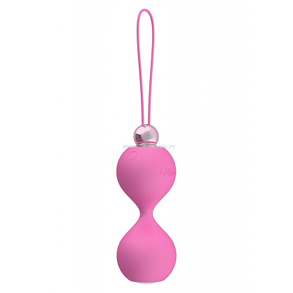 Розовые вагинальные шарики Soft Touch Vibr Love Balls