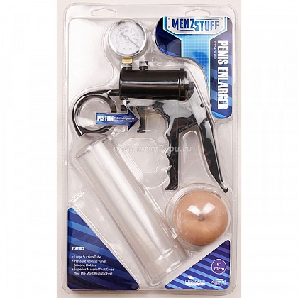 Прозрачная помпа MENZSTUFF PENIS ENLARGER - 20,3 см.