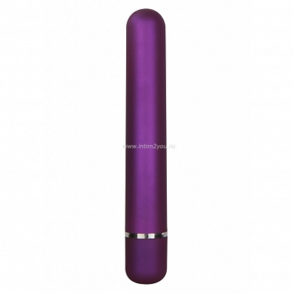 Фиолетовый классический вибратор GYRATING VIBRATOR - 18 см.