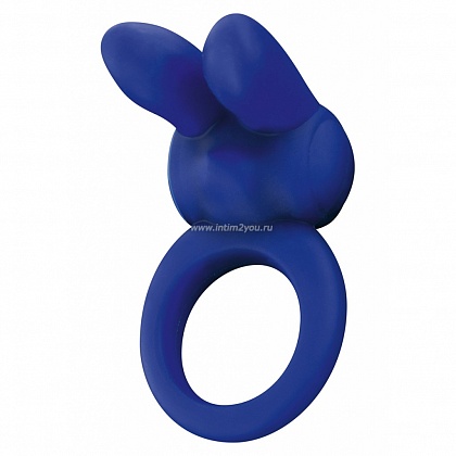 Синее эрекционное кольцо EOS THE RABBIT C-RING