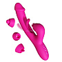 Розовый вибратор-кролик G Spot Ultra - 26,5 см.