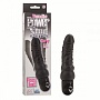 Чёрный вибратор-реалистик Bendie Power Stud Curvy - 17,25 см.