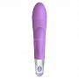 Фиолетовый вибратор Lovely Vibes G-spot Twin - 20 см.