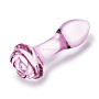 Набор из 3 стеклянных анальных пробок Rosebud Butt Plug Set