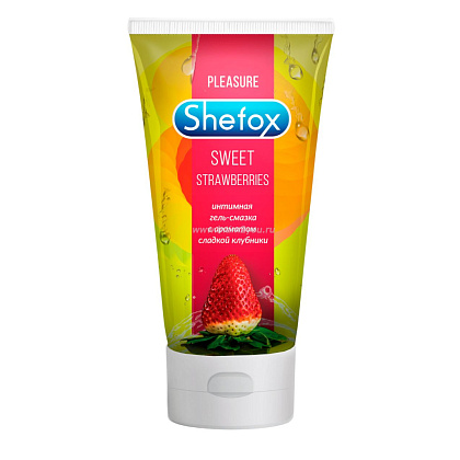 Интимная гель-смазка Shefox «Сладкая клубника» - 50 мл.