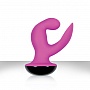 Розовый вибромассажер Femme Vibrating G Spot Rocker Pink - 13,8 см.