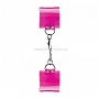 Розовые наручникиTranslucent Handcuffs with Velcro