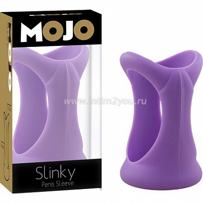 Насадка на фаллос силиконовая фиолетовая Molo Slinky