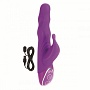 Фиолетовый хай-тек вибратор Body   Soul Rechargeable Lover - 19,5 см.