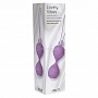 Сиреневые вагинальные шарики Lovely Vibes Laced Love Balls - 8.5 см.